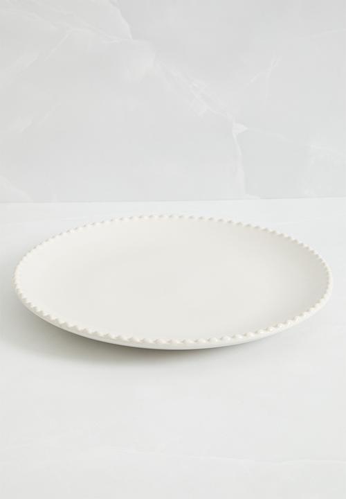 Sixth Floor - Boba dinner plate set of 4 - White