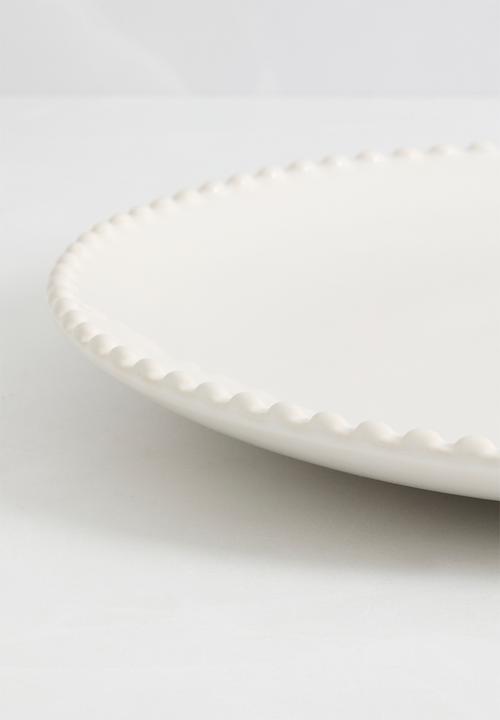Sixth Floor - Boba dinner plate set of 4 - White