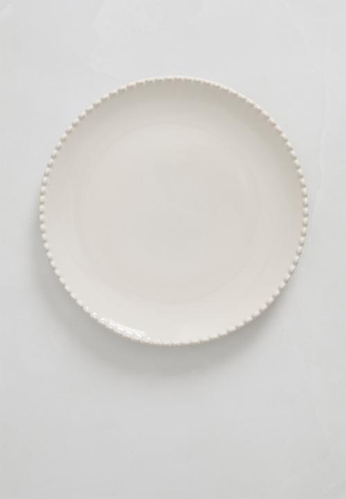 Sixth Floor - Boba dinner plate set of 4 - White
