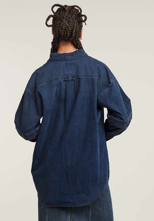 G-STAR - Modular shirt wmn - Blue