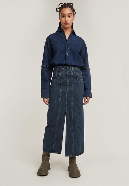 G-STAR - Modular shirt wmn - Blue