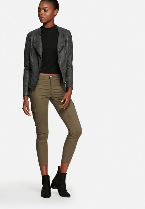 ONLY - Ava PU biker jacket