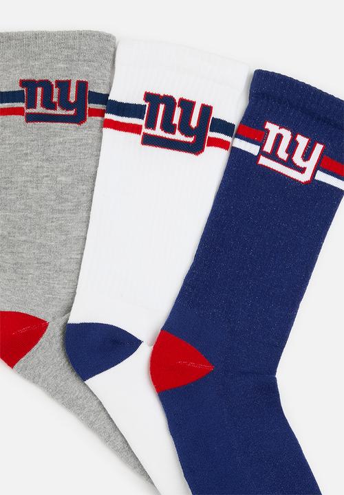 NFL - Crew sock 3 Pack ny giants - multi 