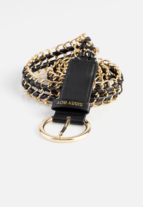 SISSY BOY - Chained to you - black/gold