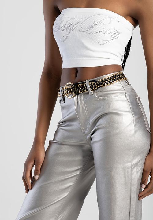 SISSY BOY - Chained to you - black/gold