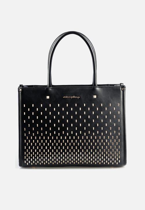 SISSY BOY - Stud tote bag - black