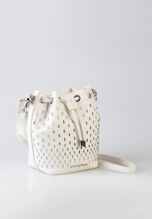 SISSY BOY - Stud bucket bag - cream