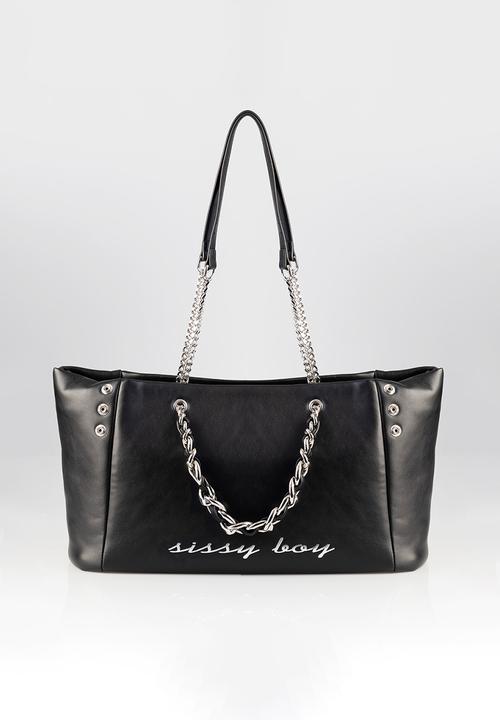SISSY BOY - Large shopper bag - black