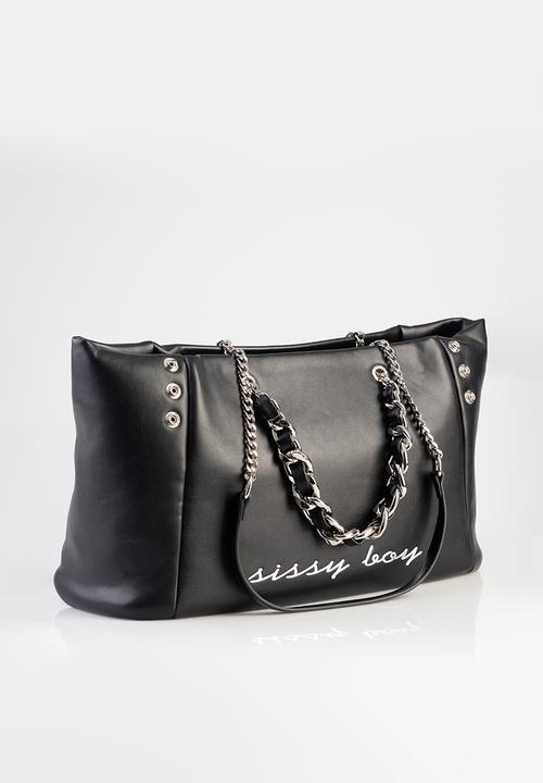 SISSY BOY - Large shopper bag - black