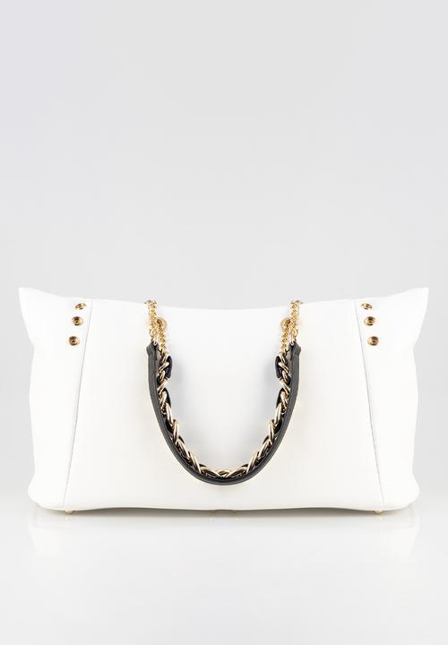 SISSY BOY - Large shopper bag - white