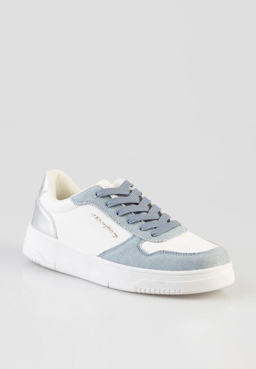 SISSY BOY - Denim and silver sneaker - blue & white