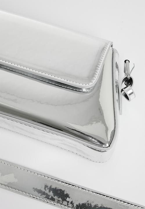 Pop Candy - Mettalic hand bag - silver