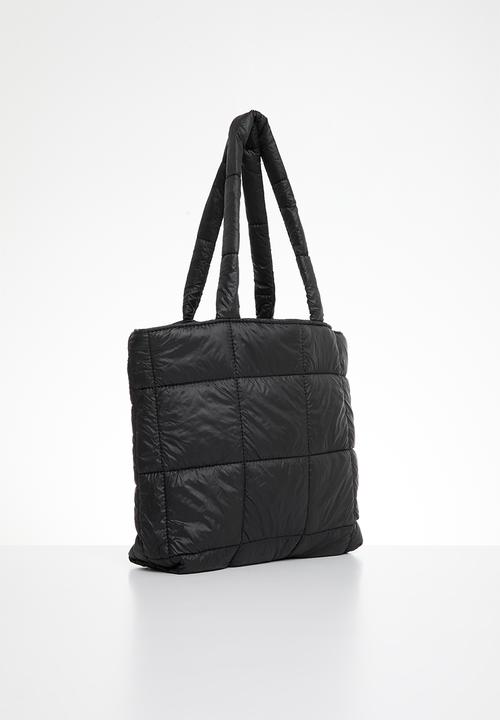 Pop Candy - Quilted hand bag - black