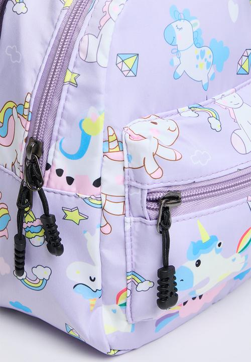 Pop Candy - Printed backpack - purple