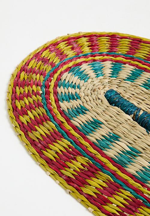 Sixth Floor - Seagrass Decorative fan - Multi