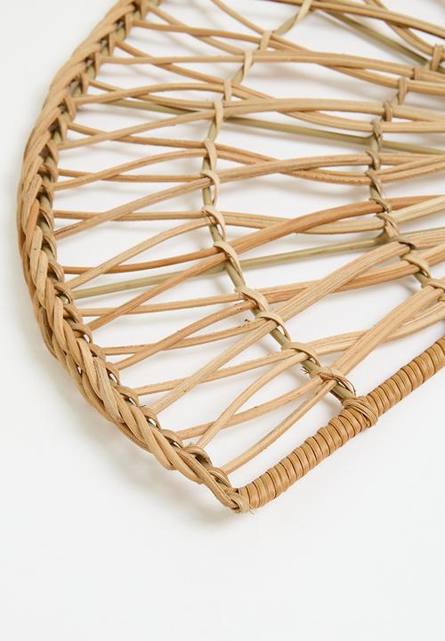 Sixth Floor - Rattan Fan Wall Art - Natural