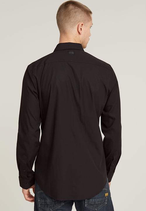 G-STAR - Marine Slim shirt l\s - dk black