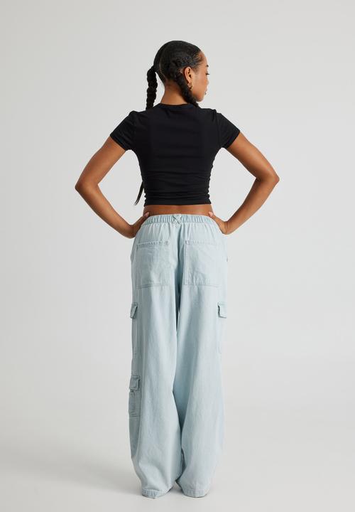 Factorie - Sasha Utility Denim Pant - Faded Blue