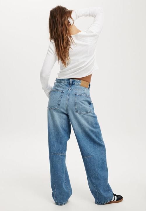 Cotton On - Barrel jean - saltwater blue