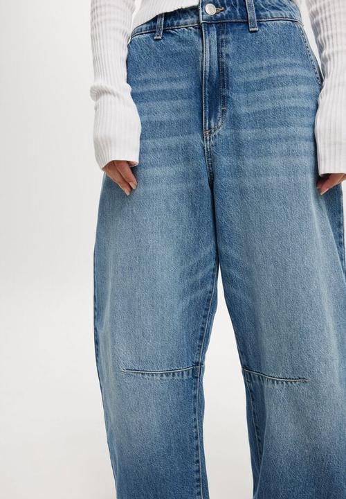 Cotton On - Barrel jean - saltwater blue