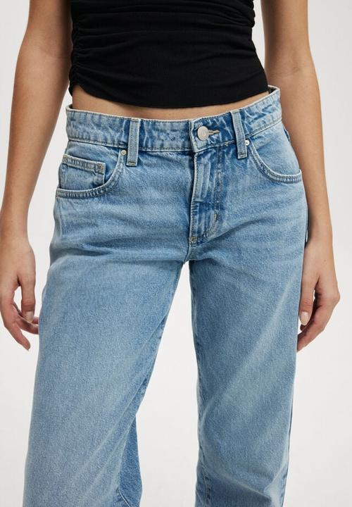 Cotton On - Low rise straight jean - bells blue