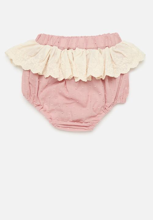 Pop Candy - Combo shorts - ecru & pink