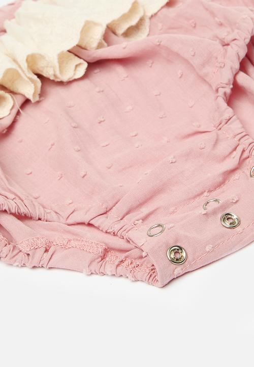Pop Candy - Combo shorts - ecru & pink