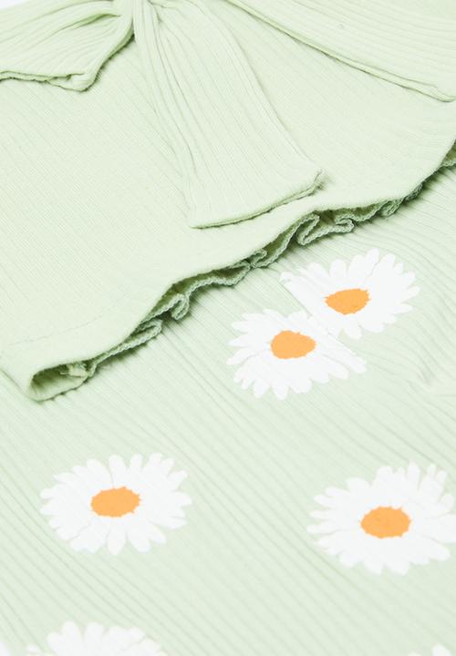 Pop Candy - Cami top & pants set-sage green
