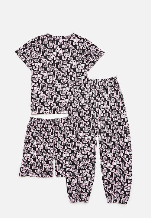 Pop Candy - 3 Piece pj set - multi