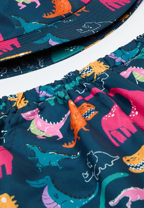 Pop Candy - Board shorts & hat set - blue