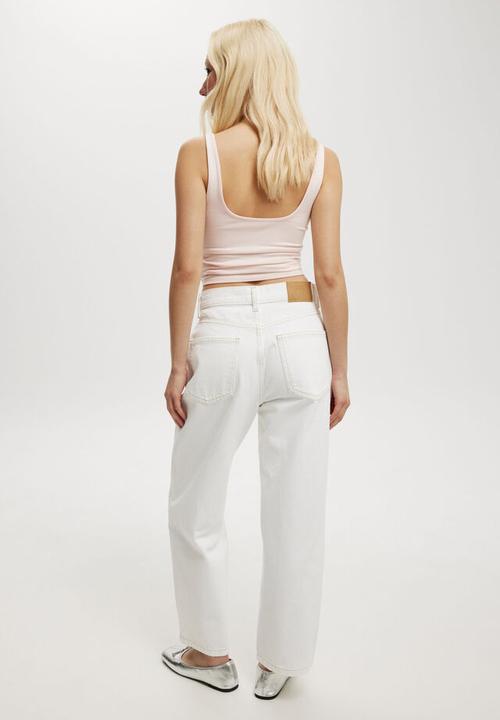 Cotton On - Straight crop jean - vintage white