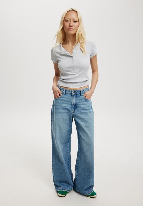 Cotton On - Christy Henley Tee - Grey Marle