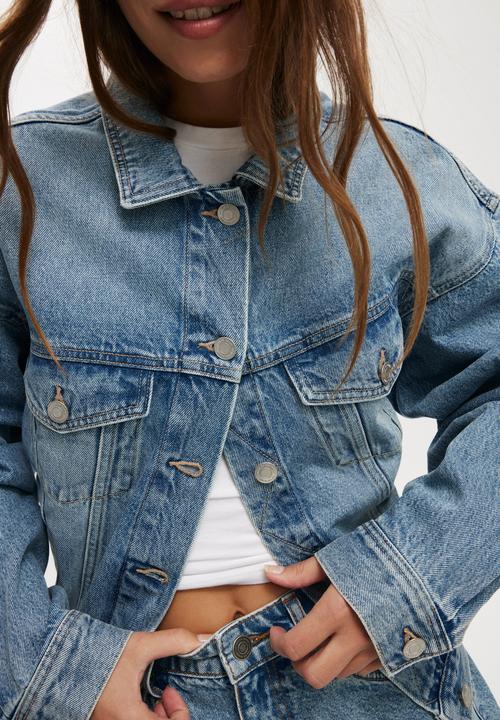 Cotton On - Original Denim Jacket - Gemini Blue
