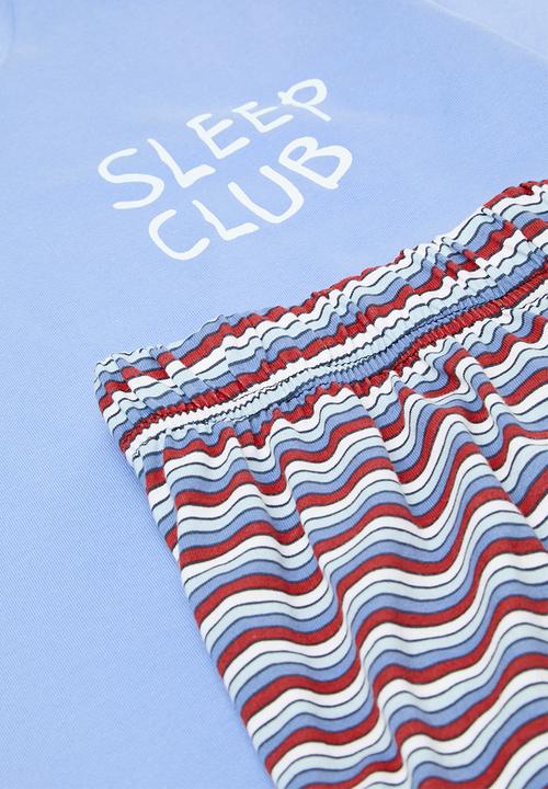 Pop Candy - Pj set-blue/stripe
