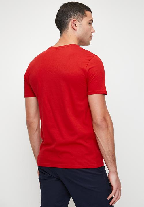 POLO - Essential Crew Neck Short Sleeve Tee - Red