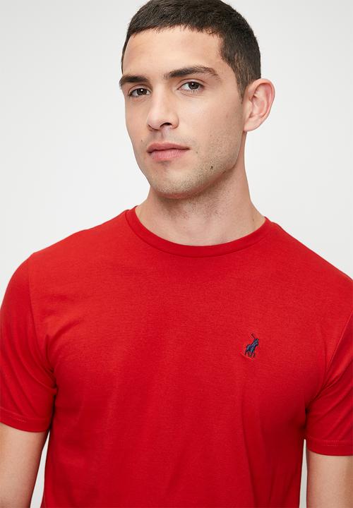 POLO - Essential Crew Neck Short Sleeve Tee - Red