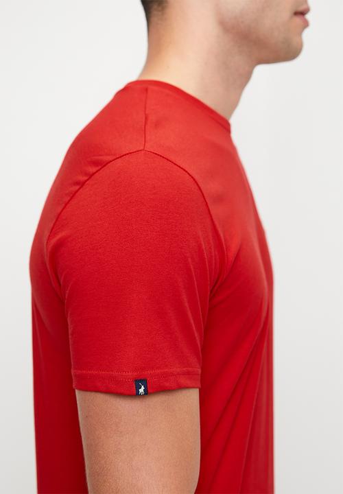POLO - Essential Crew Neck Short Sleeve Tee - Red