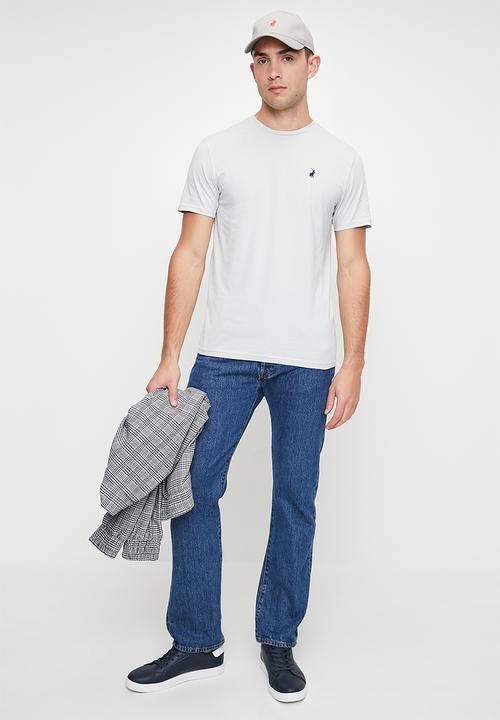 POLO - Essential Crew Neck Short Sleeve Tee - Grey