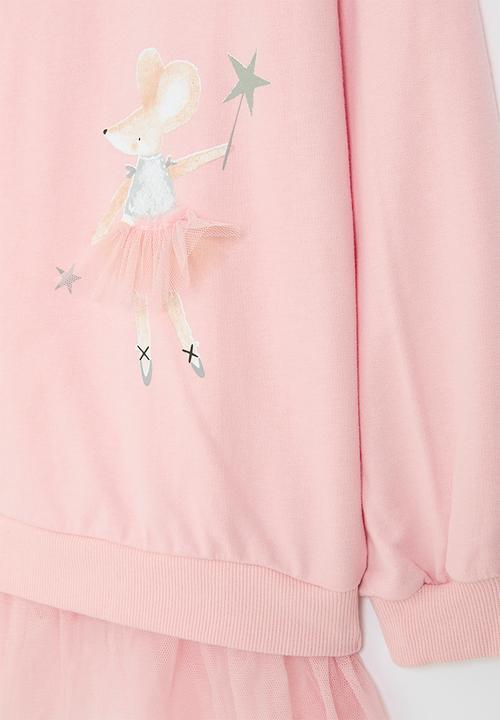 Pop Candy - combo dress - light pink