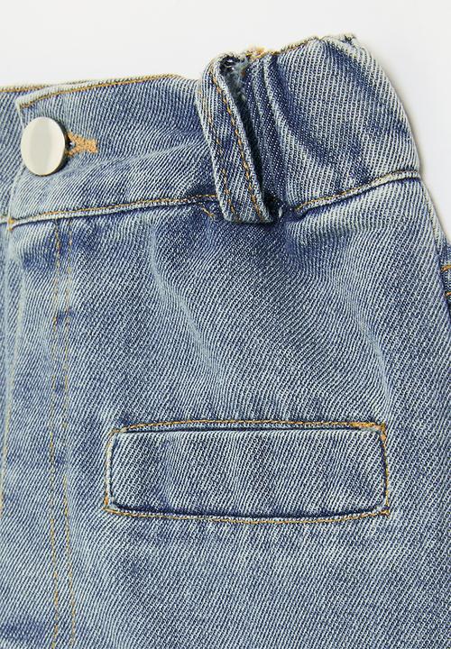 Pop Candy - Denim skirt - stonewash