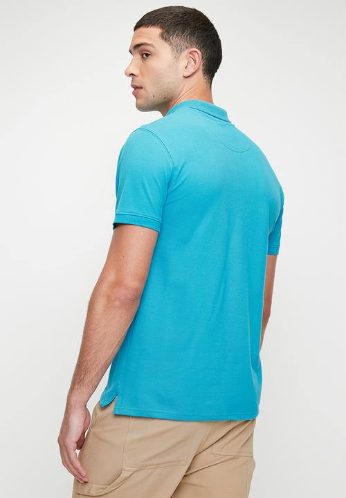 POLO - Essential Pique Ss Golfer - Blue