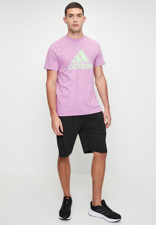 adidas Performance - khols brand tee - preloved purple