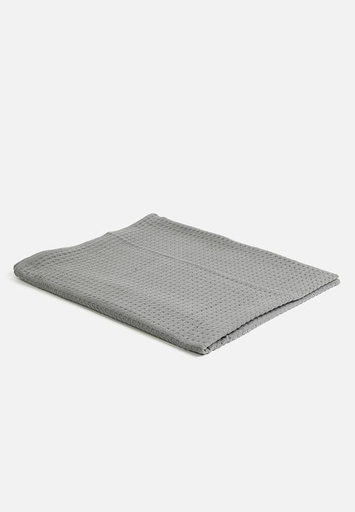 Nortex - Waffle Towel - Dark Grey