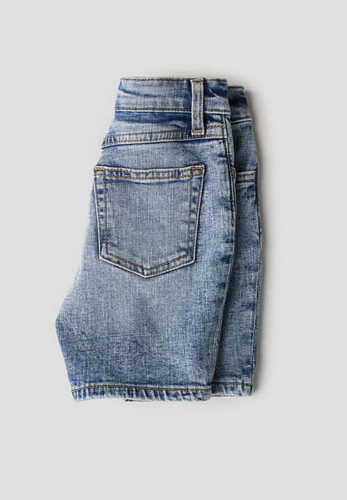H&M - Denim shorts - denim blue
