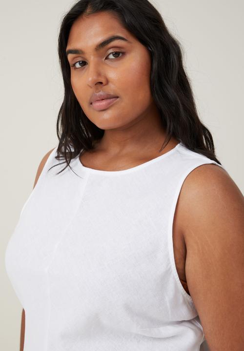 Cotton On - Plus Haven High Neck Maxi Dress - White