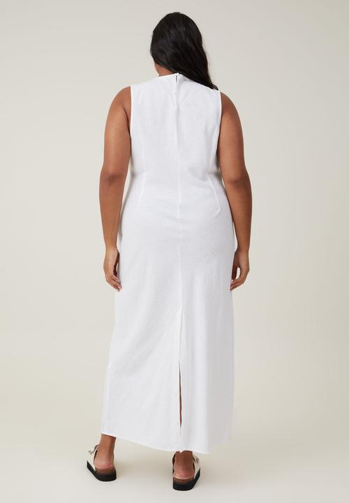 Cotton On - Plus Haven High Neck Maxi Dress - White