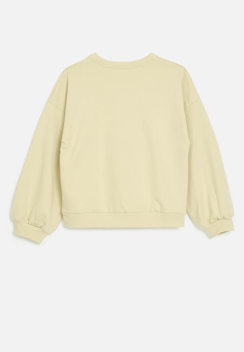 Pop Candy - Floral print sweat top - beige