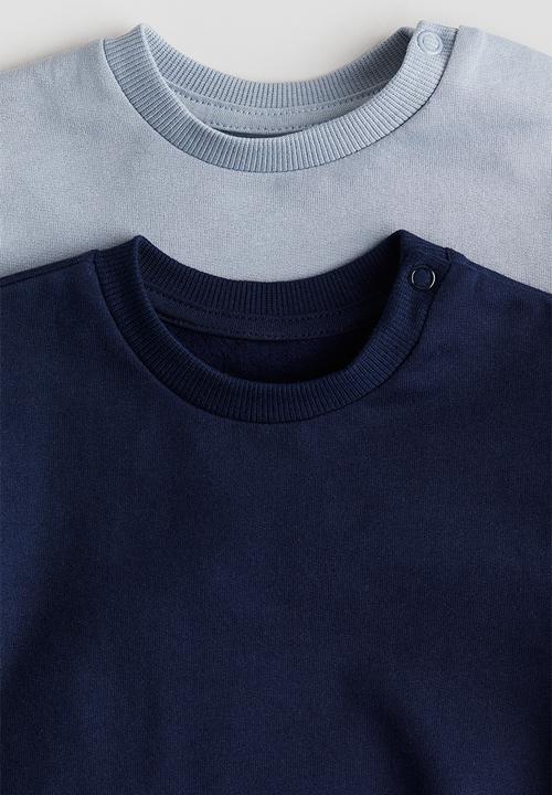 H&M - 2-pack cotton sweatshirts - blue
