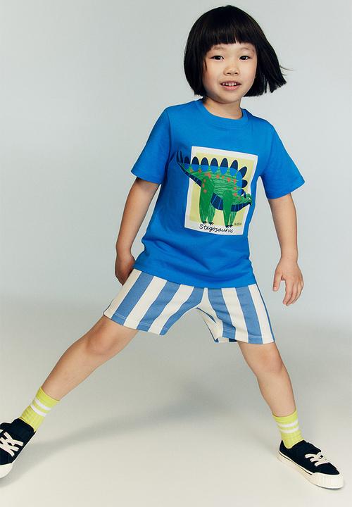 H&M - Printed T-shirt - Blue