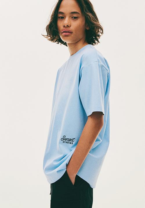 H&M - Cotton jersey T-shirt - blue,multi
